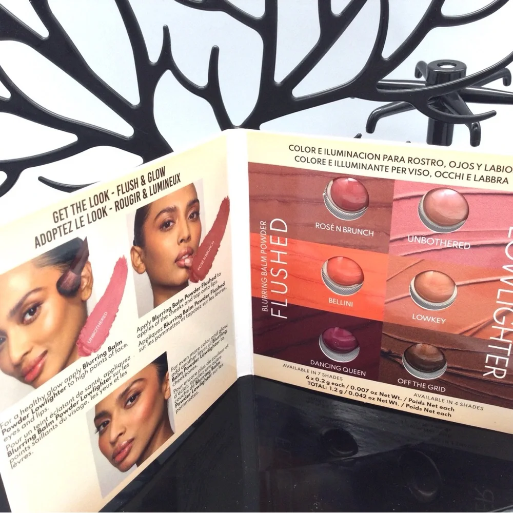 Danessa Myricks Beauty Lowlighter sample Palette - Peach/Rose Shades